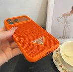 Rhinestone Prada Phone Case iPhone