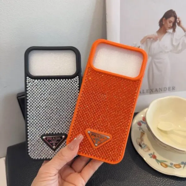 Rhinestone Prada Phone Case iPhone