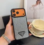 Rhinestone Prada Phone Case iPhone