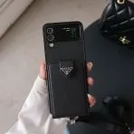 Crossbody Wallet Case Prada Z Flip-BLACK