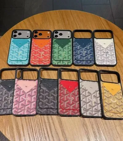 Goyard Magnet Card Holder iPhone Case