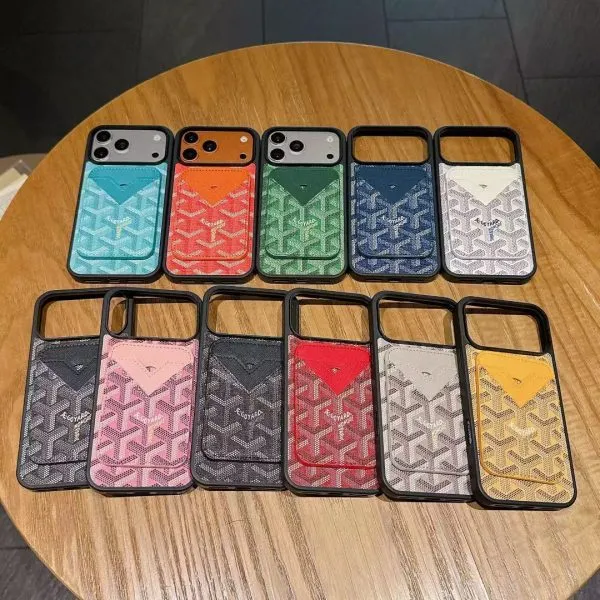 Goyard Magnet Card Holder iPhone Case
