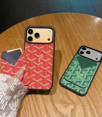 Goyard Magnet Card Holder iPhone Case