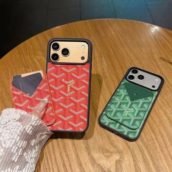 Goyard Magnet Card Holder iPhone Case