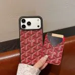 Goyard Magnet Card Holder iPhone Case