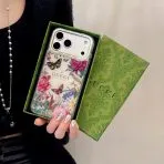 Gucci Clear Case Print Pattern iPhone