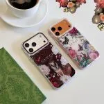 Gucci Clear Case Print Pattern iPhone