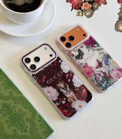 Gucci Clear Case Print Pattern iPhone