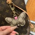 GG Butterfly Keychain