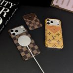 LV MagSafe Magnet Card Holder Phone Case
