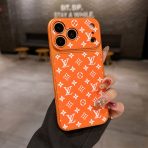 LV Small Monogram iPhone Case ORANGE