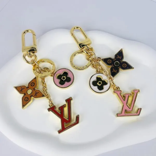 Monogram Ornament LV Keychain