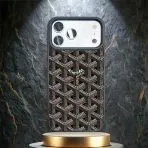 Goyard MagSafe iPhone Case-Black