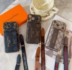 Crossbody LV Wallet Phone Case