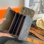 Crossbody LV Wallet Phone Case