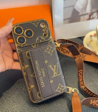 Crossbody LV Wallet Phone Case