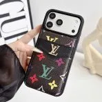 LV Multicolor Phone Case—Black Rainbow Monogram