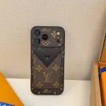 LV MagSafe Card Holder iPhone Case—Brown Monogram Card Holder