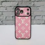 LV Style Multicolor Phone Case-Pink