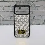 Michael Kors Leather Phone Case-White