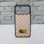 Michael Kors Leather Phone Case-Off White