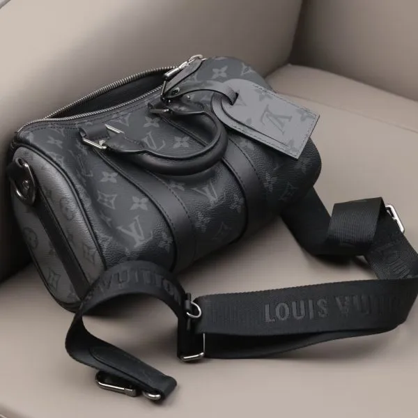 Black Monogram Men’s Bag