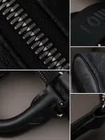 Black Monogram Men’s Bag