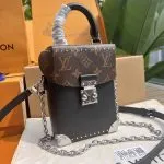 Brown Monogram Camera Box Bag