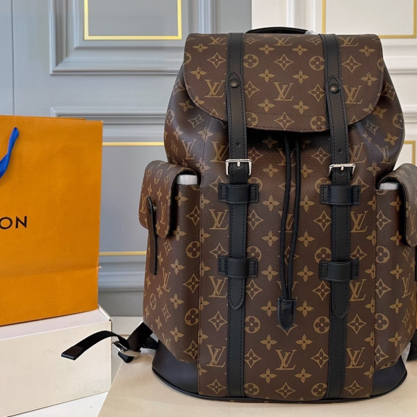 Brown Monogram LV Backpack