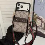 Crossbody LV-Style iPhone Case-GG DIAMONDS