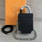LV Black Camera Box Handbag