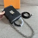 LV Black Camera Box Handbag