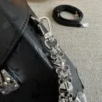 LV Black Camera Box Handbag