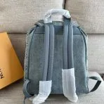 LV Fabric Denim Backpack
