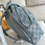 LV Fabric Denim Backpack