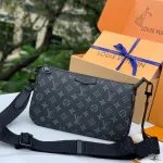 LV Monogram Canvas Men's Crossbody Bag