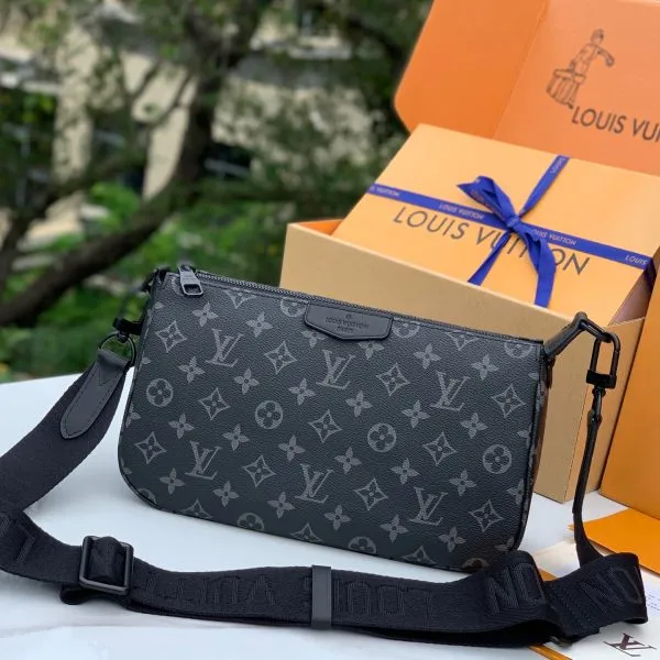 LV Monogram Canvas Men's Crossbody Bag
