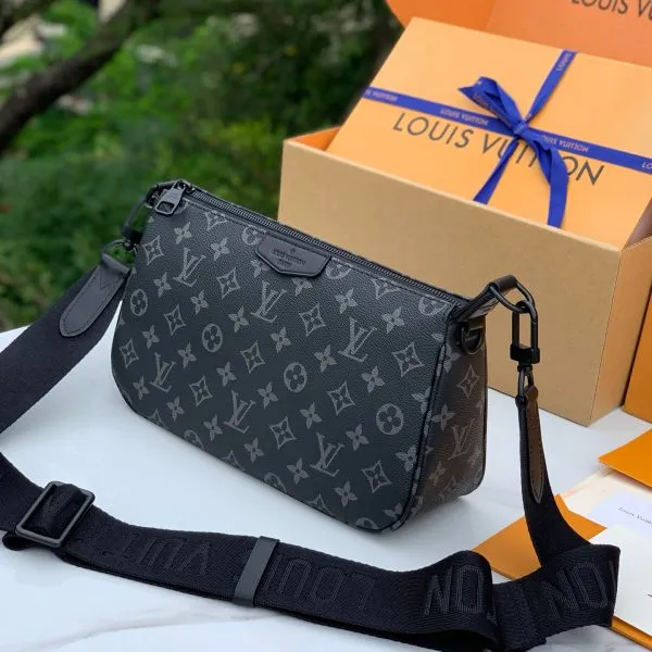 LV Monogram Canvas Men's Crossbody Bag