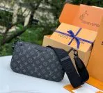 LV Monogram Canvas Men's Crossbody Bag
