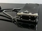 Slim Black Trunk Handbag