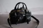 Black Calfskin Leather CD Bag
