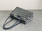 Classic Oblique Jacquard Fabric Handbag