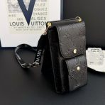 Designer Crossbody Pouch Smartphone-Black LV