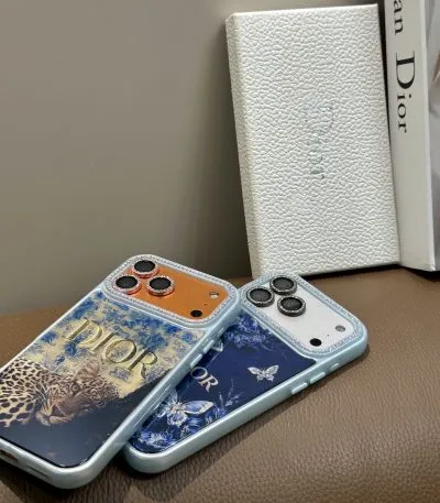 Dior Rhinestone iPhone Case