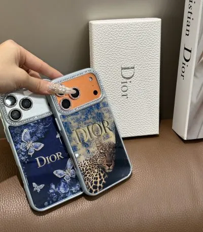 Dior Rhinestone iPhone Case