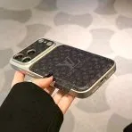 LV Print Leather Case iPhone