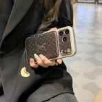 LV Print Leather Case iPhone