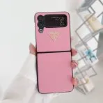 Z Fold Prada Phone Case Samsung Galaxy-PINK