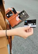Samsung Galaxy LV Phone Case Card Holder Crossbody