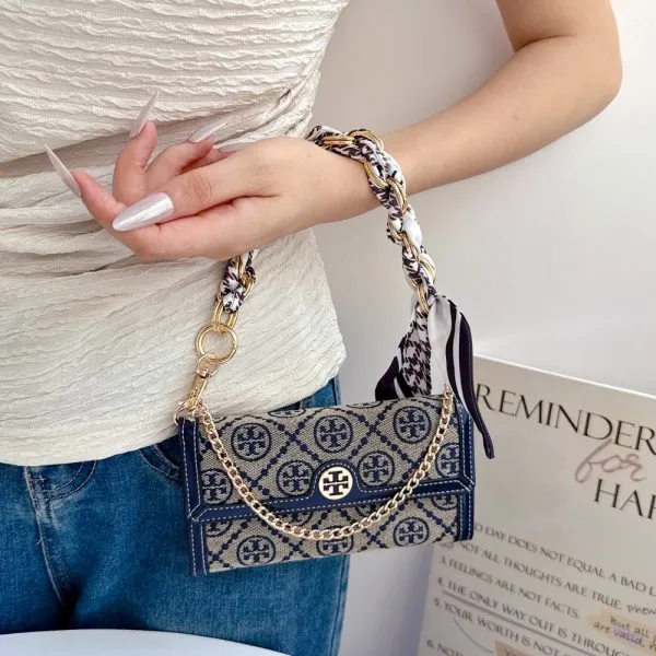 Tory Burch Crossbody Wallet iPhone Case